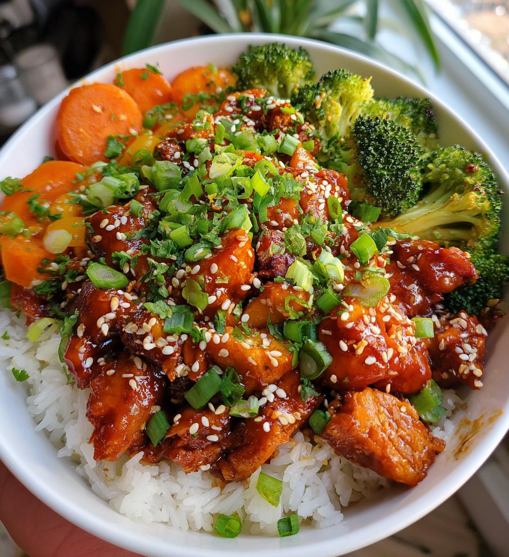 gochujang chicken bowl