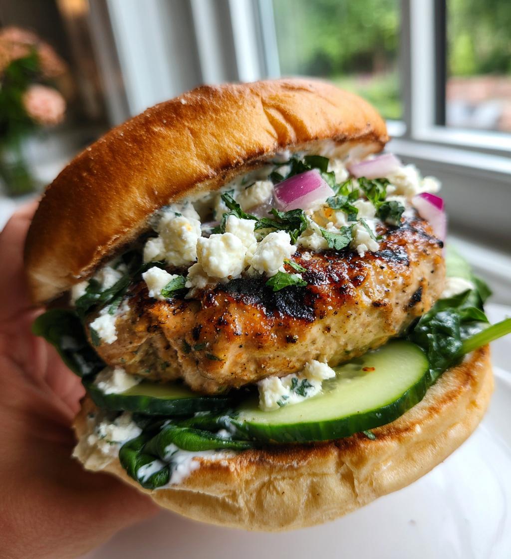 greek chicken burgers a mediterranean twist on a classic favorite - detail 1