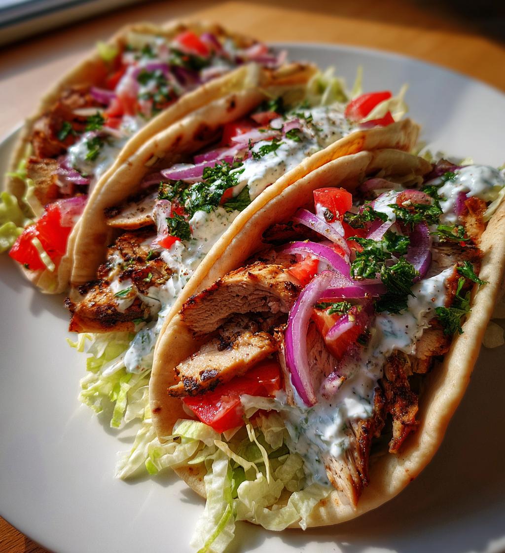 greek chicken gyros