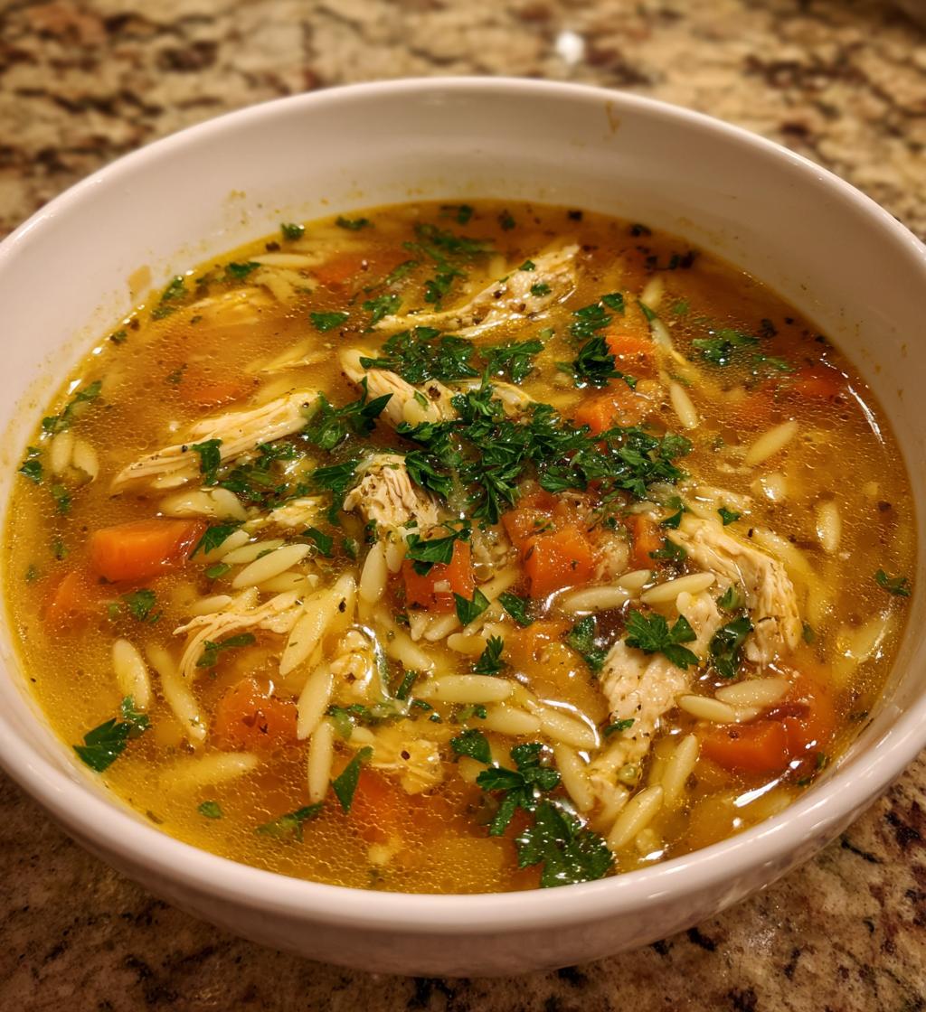 greek lemon chicken soup a comforting and zesty delight - detail 1