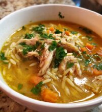 greek lemon chicken soup a comforting and zesty delight
