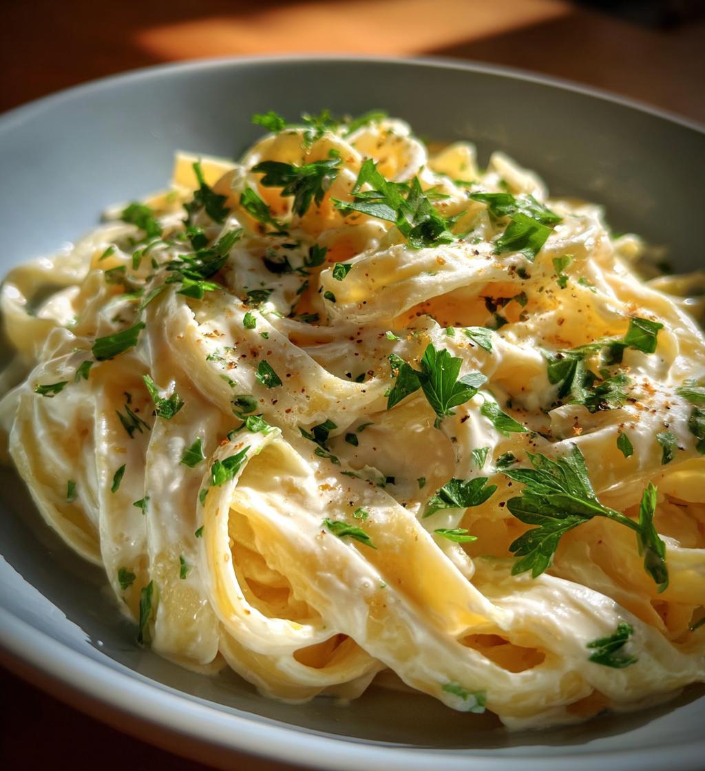 greek yogurt alfredo pasta
