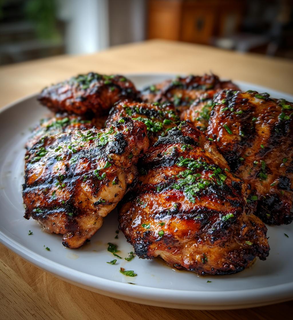 grilled chicken thighs