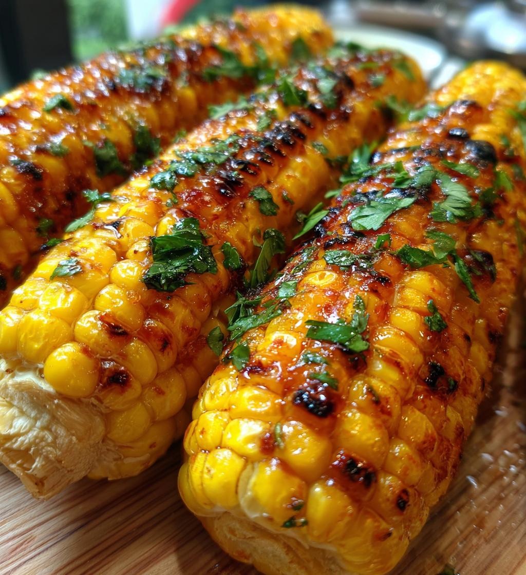 grilled corn on the cob with chili lime butter