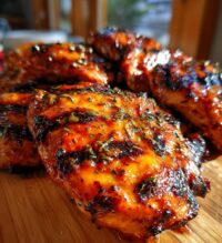 grilled honey buffalo chicken thighs