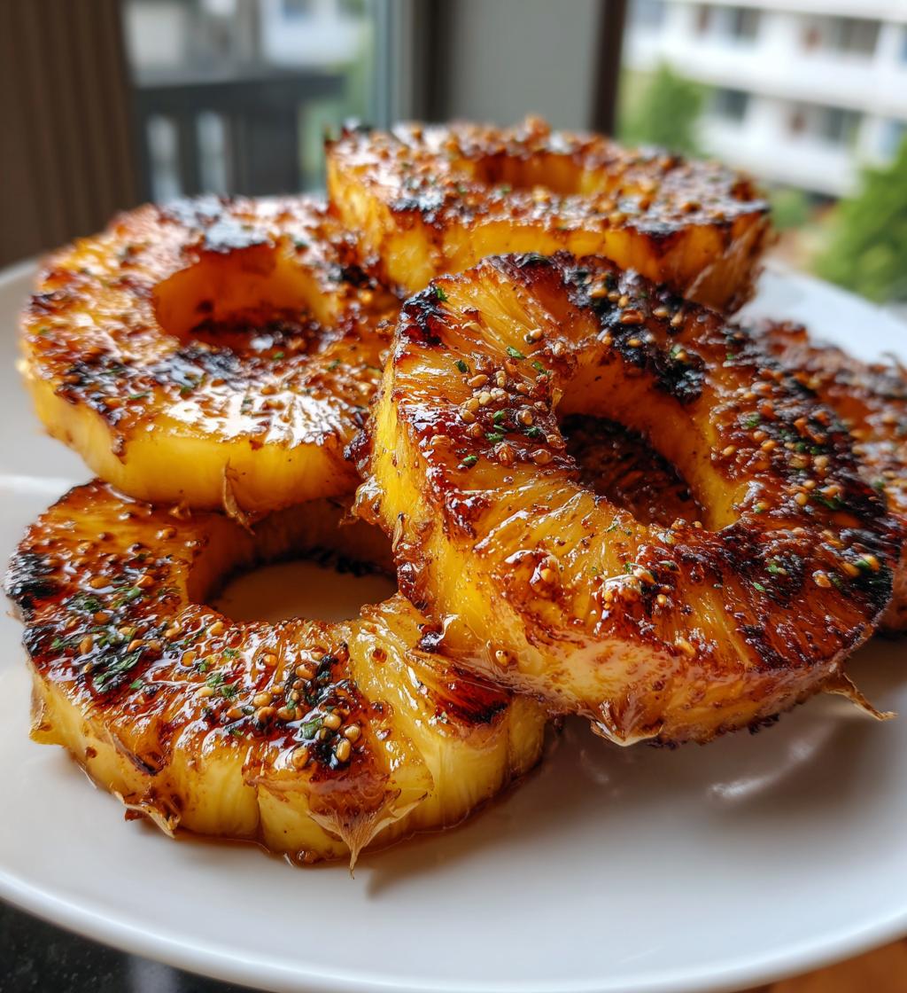 grilled pineapple