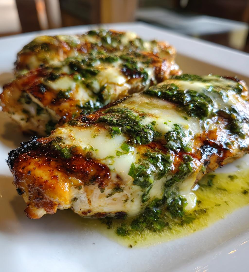grilled salsa verde pepper jack chicken