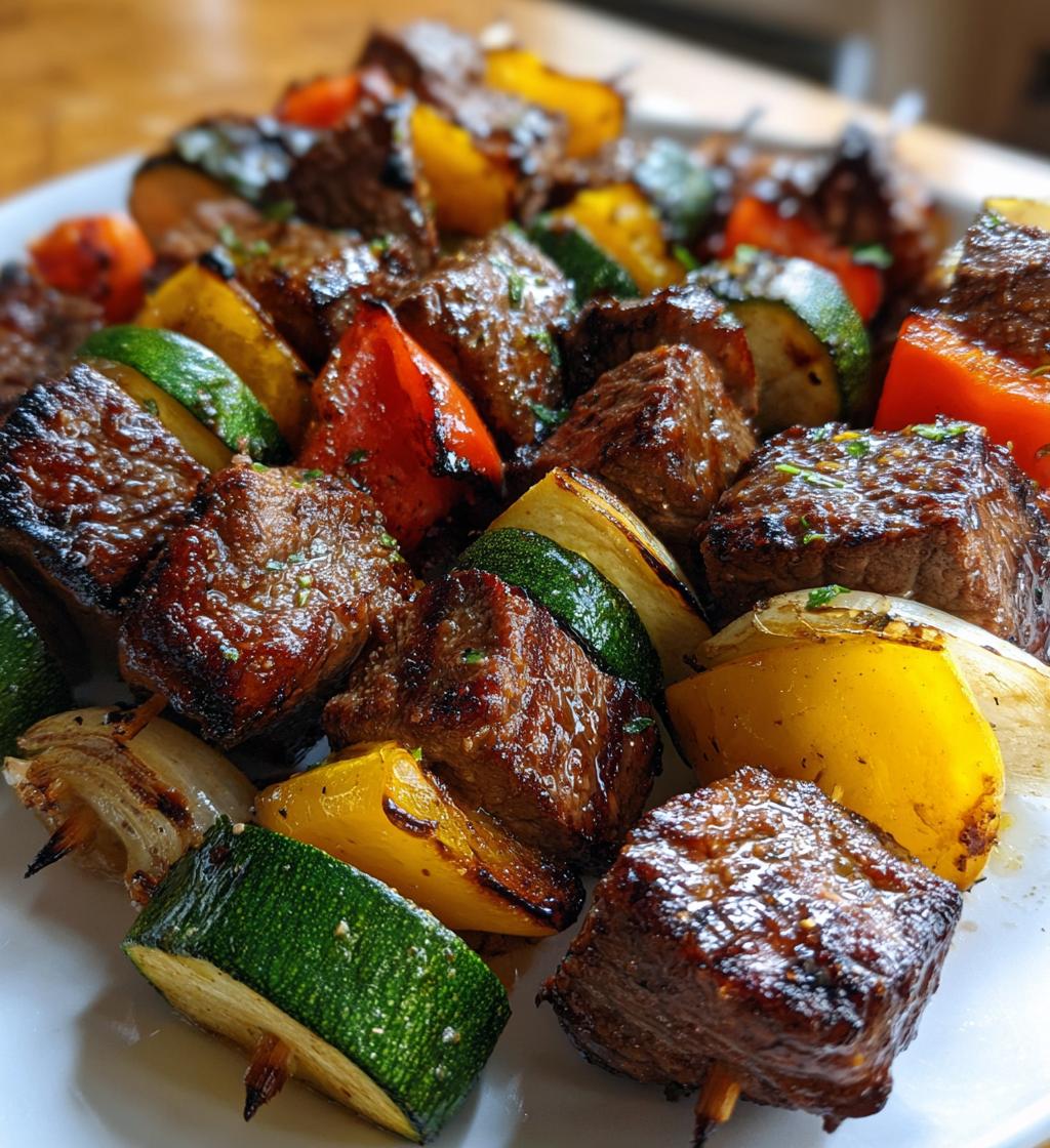 grilled steak kabobs