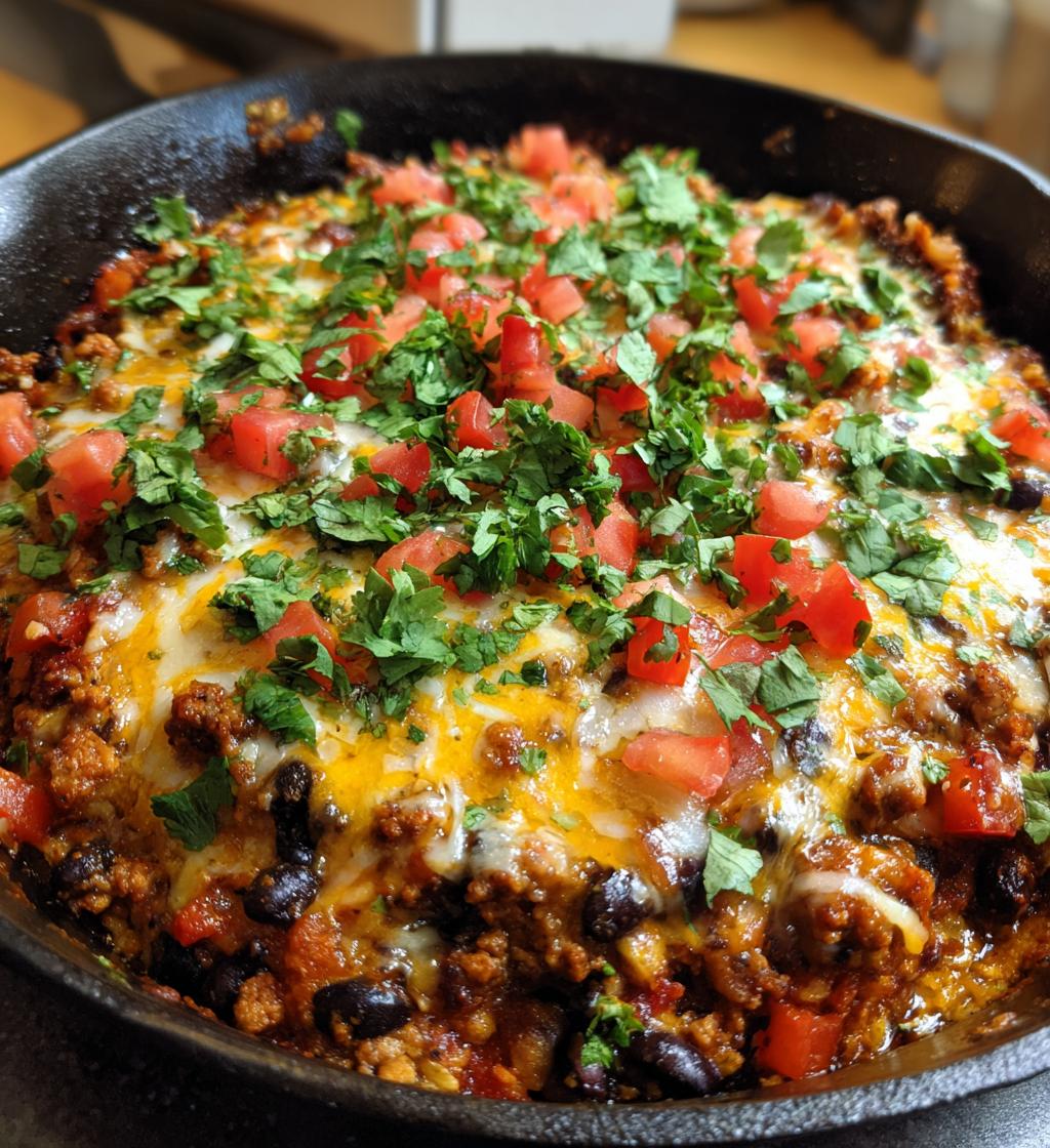 ground turkey taco skillet - detail 1