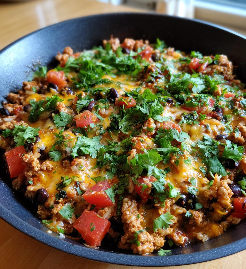ground turkey taco skillet