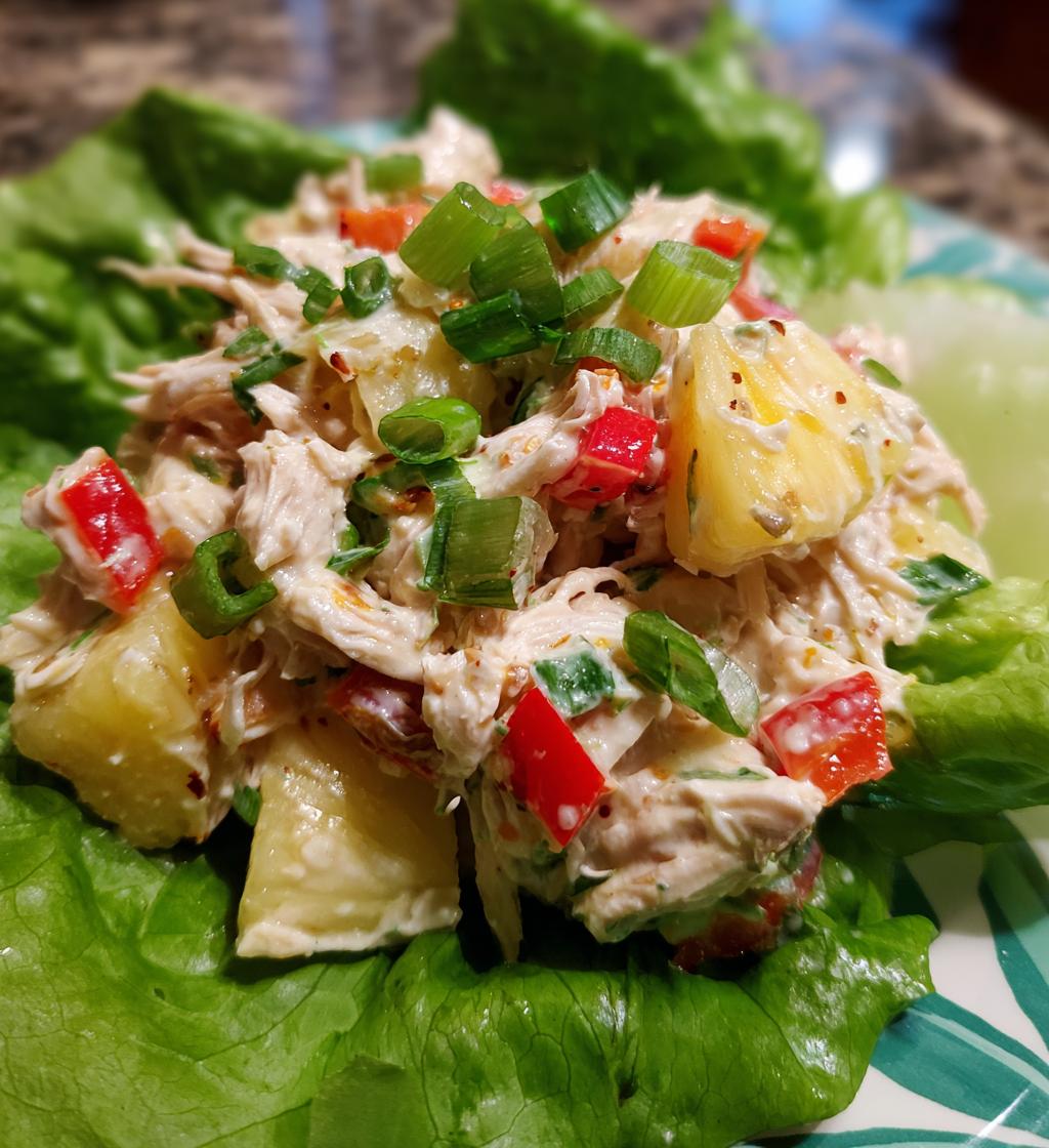 hawaiian chicken salad - detail 1
