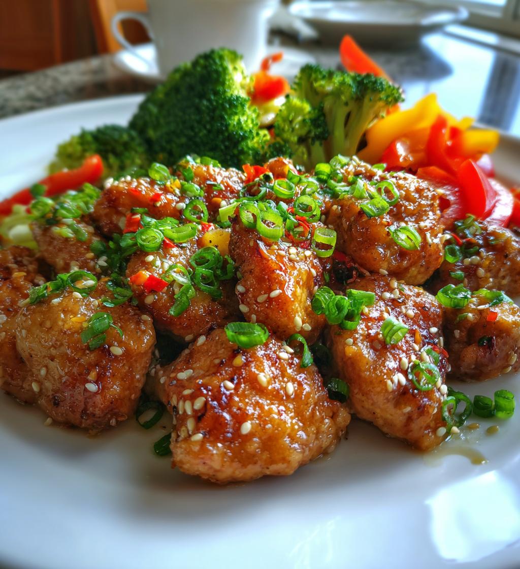 healthy sesame chicken