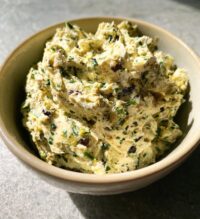 herbed cream cheese olive tapenade