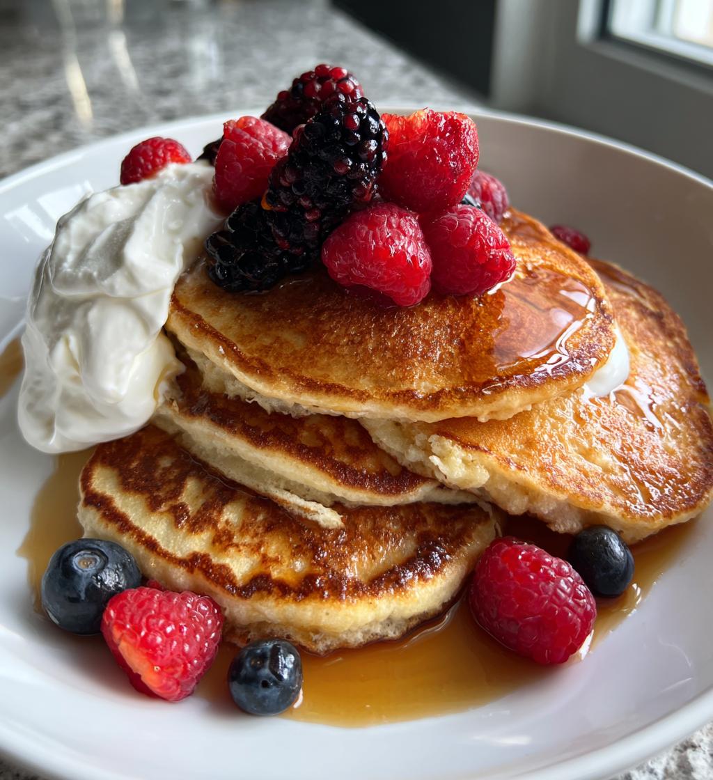 high protein cottage cheese pancakes