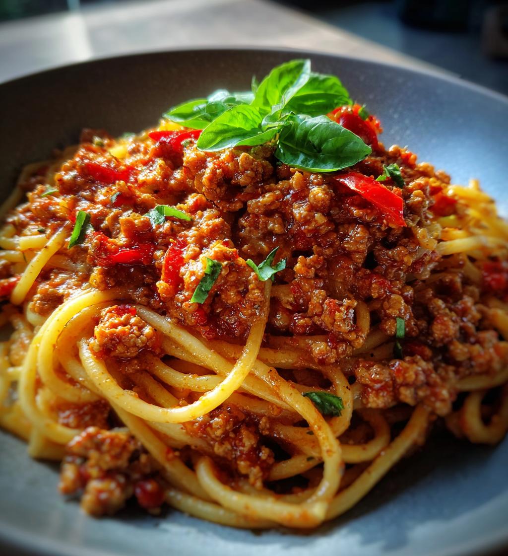 homemade bolognese sauce