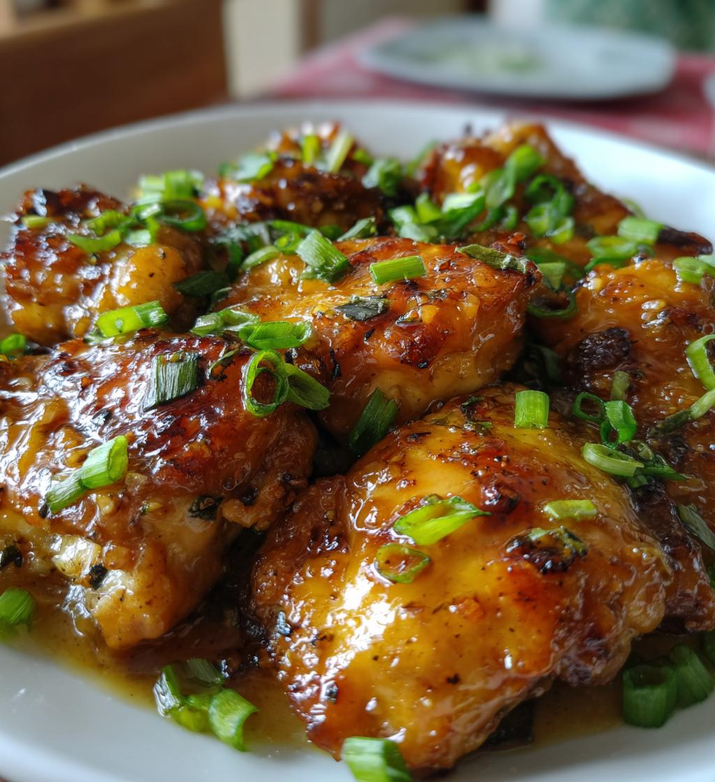 honey garlic chicken