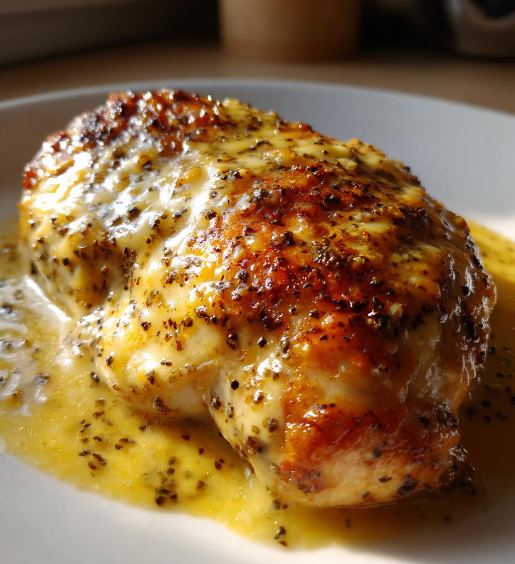 honey mustard chicken with cheese - detail 1