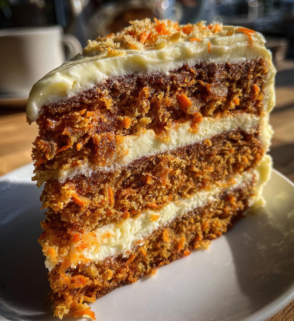 honeybun carrot cake with cheesecake filling