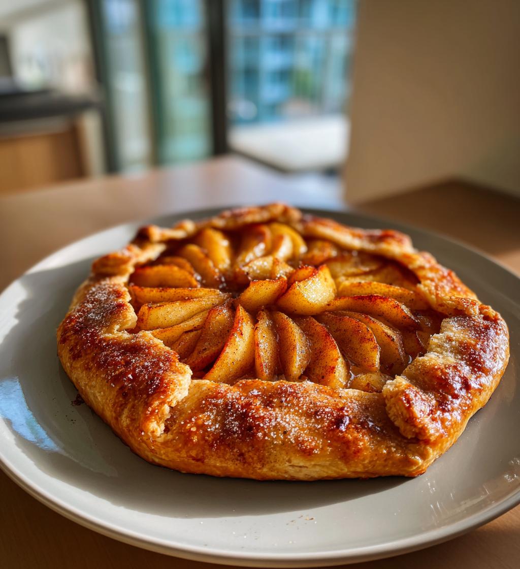 honeycrisp apple galette - detail 1