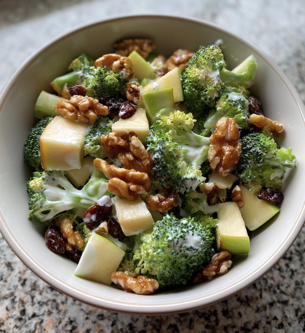 honeycrisp broccoli salad - detail 1