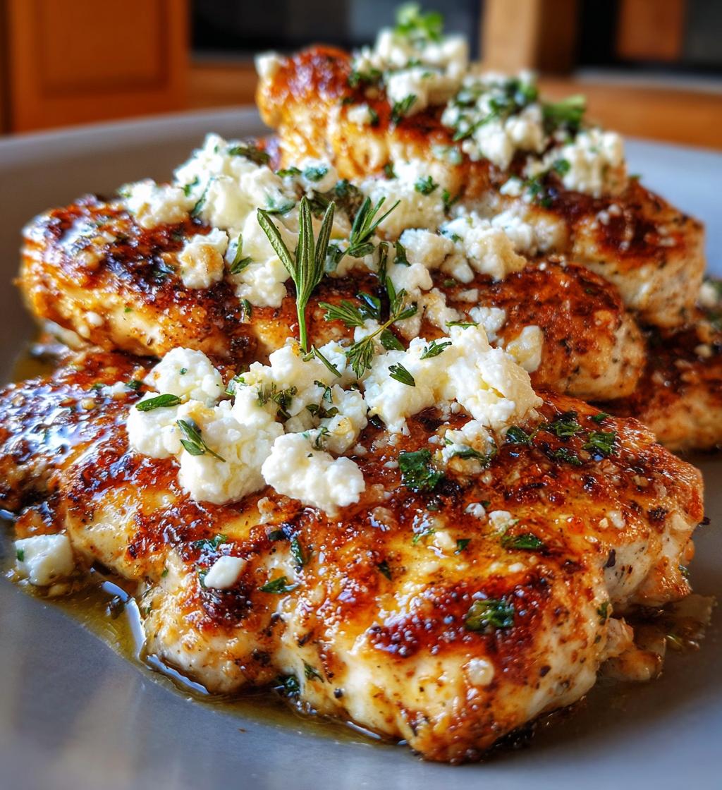 hot honey feta chicken
