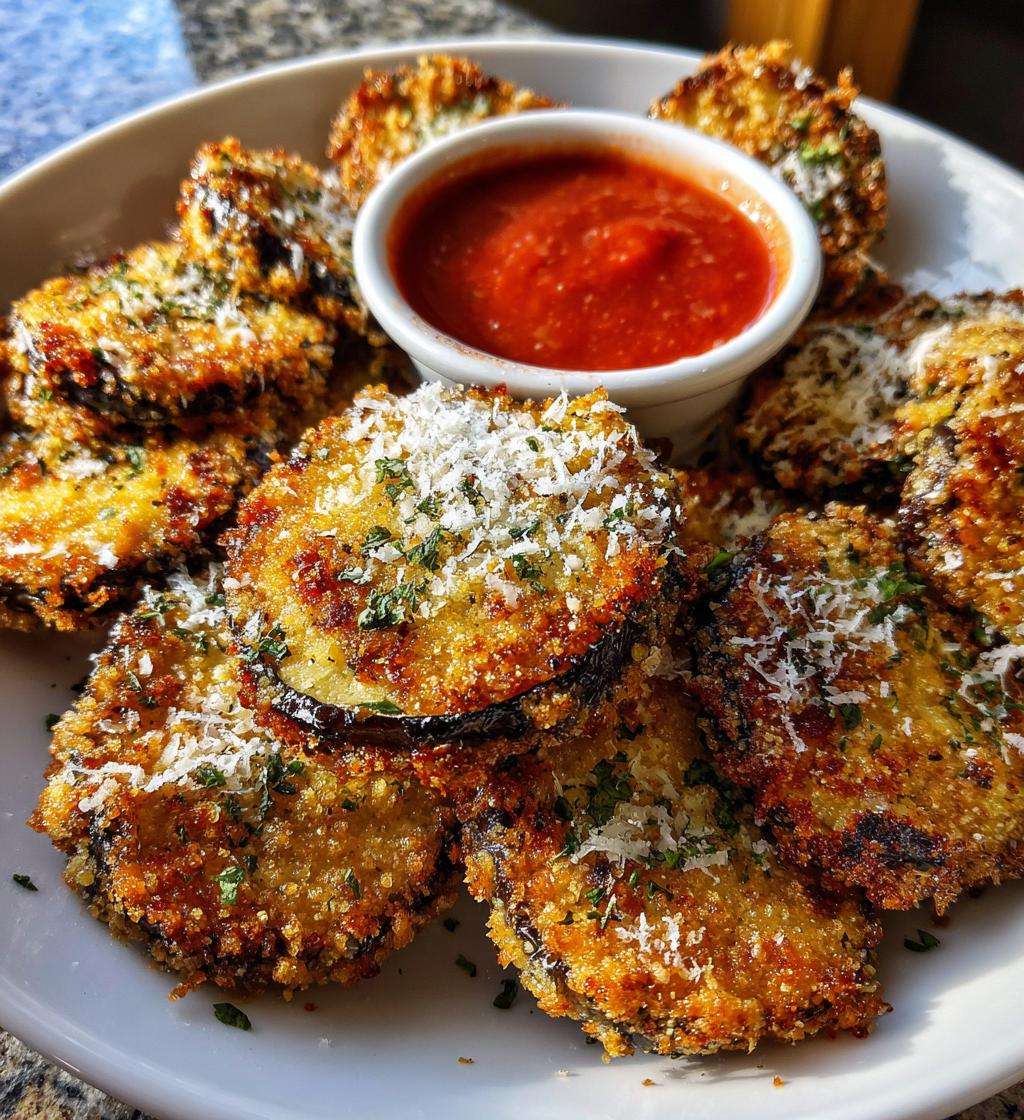 impossibly crispy baked eggplant