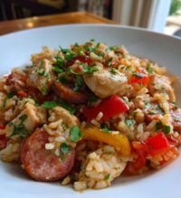 instant pot chicken and sausage jambalaya