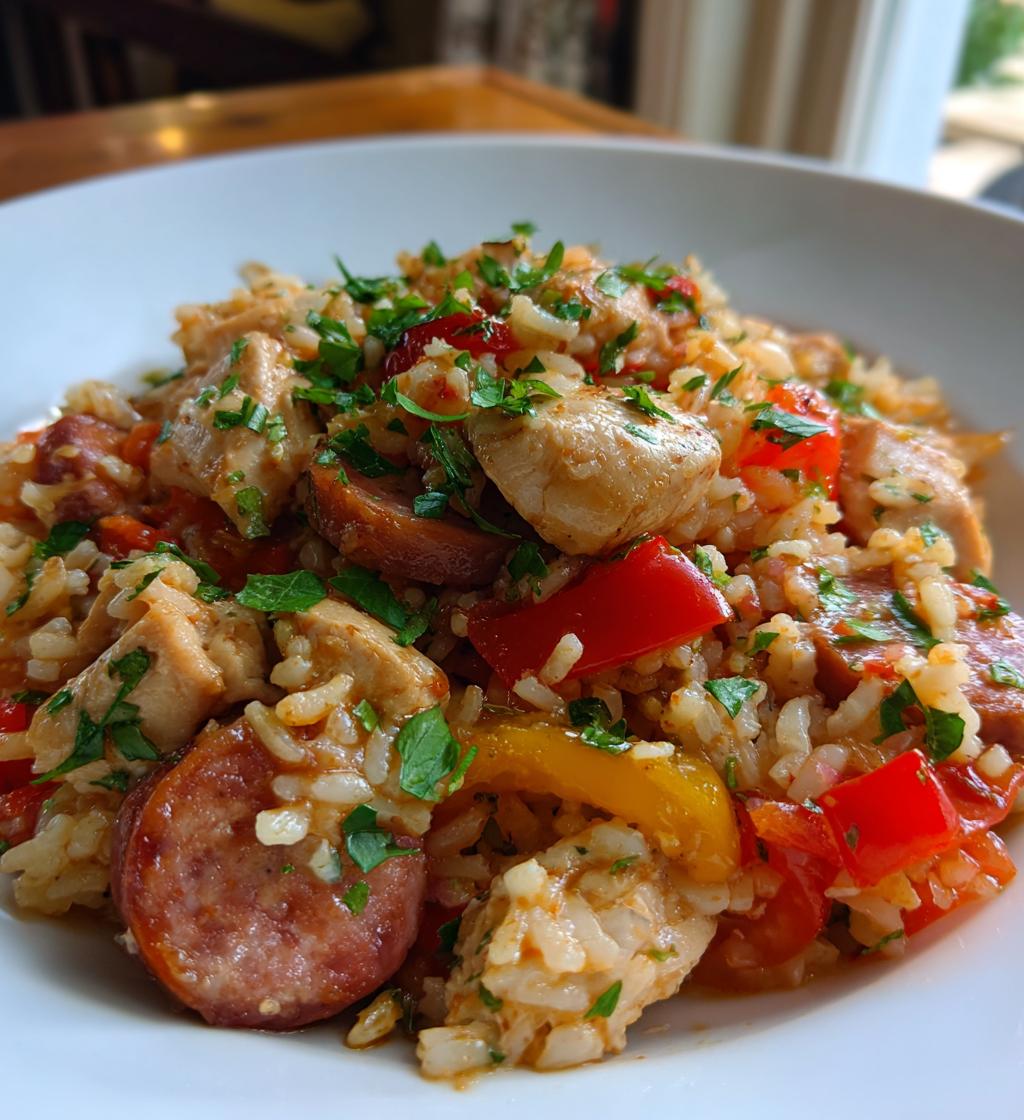 instant pot chicken and sausage jambalaya