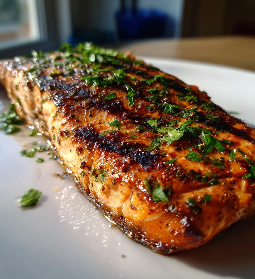 irresistible grilled salmon with the best salmon seasoning