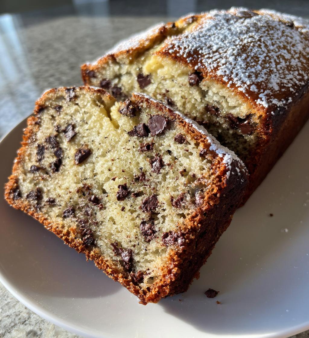irresistible super moist chocolate chip banana bread