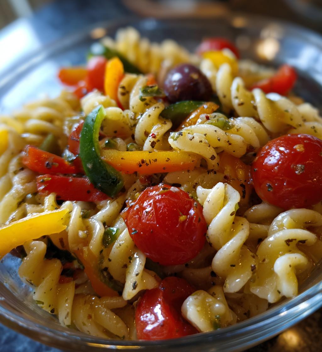 italian pasta salad dressing - detail 1