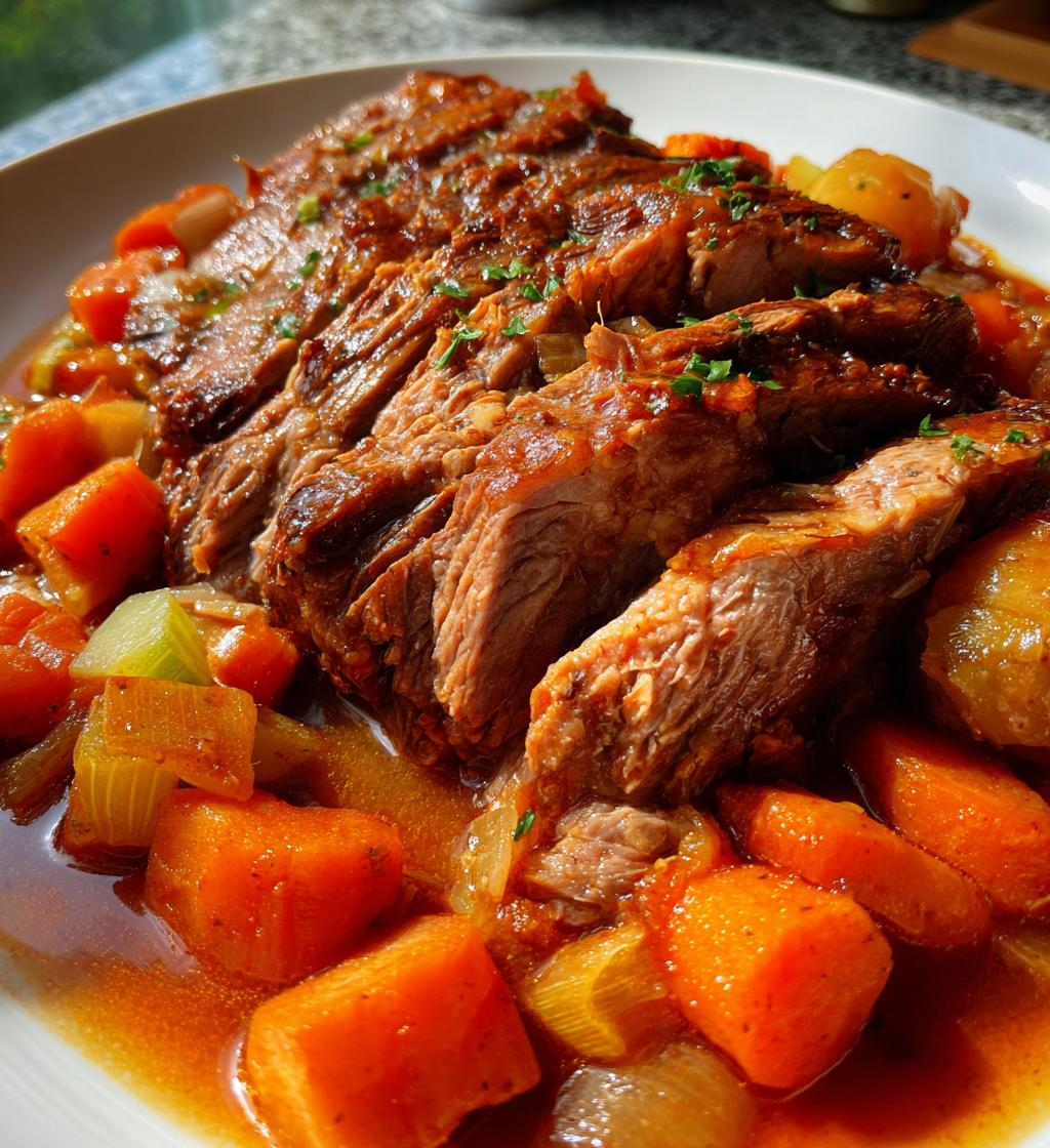 italian pot roast stracotto - detail 1