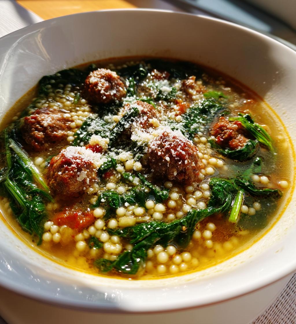 italian wedding soup - detail 1