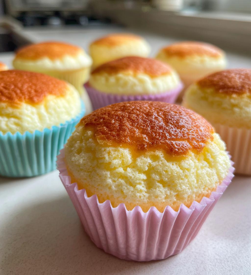 japanese cotton cheesecake cupcakes