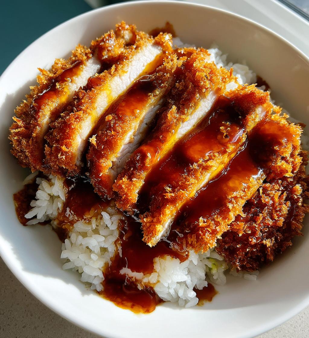 japanese katsu bowls with tonkatsu sauce 2 - detail 1