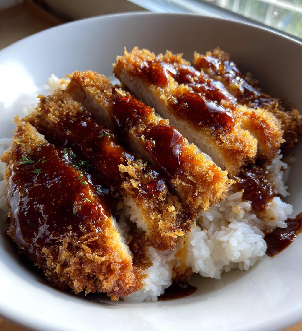 japanese katsu bowls with tonkatsu sauce 2