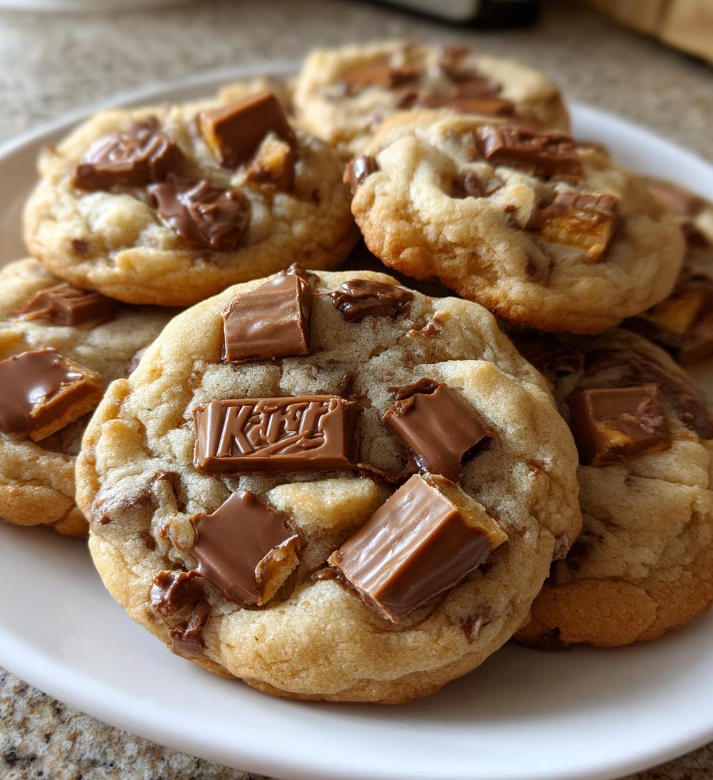 kit kat cookies - detail 1