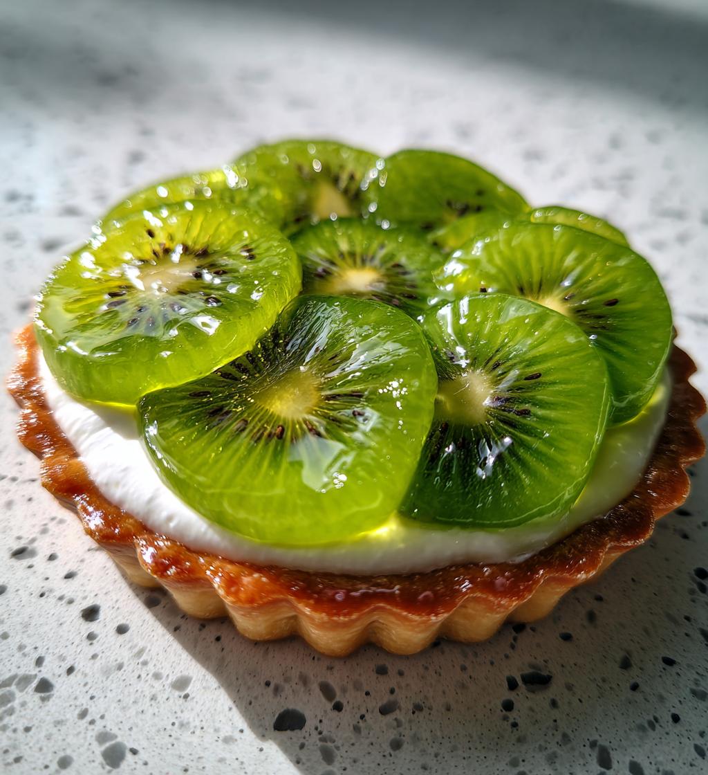 kiwi lime tarts - detail 1