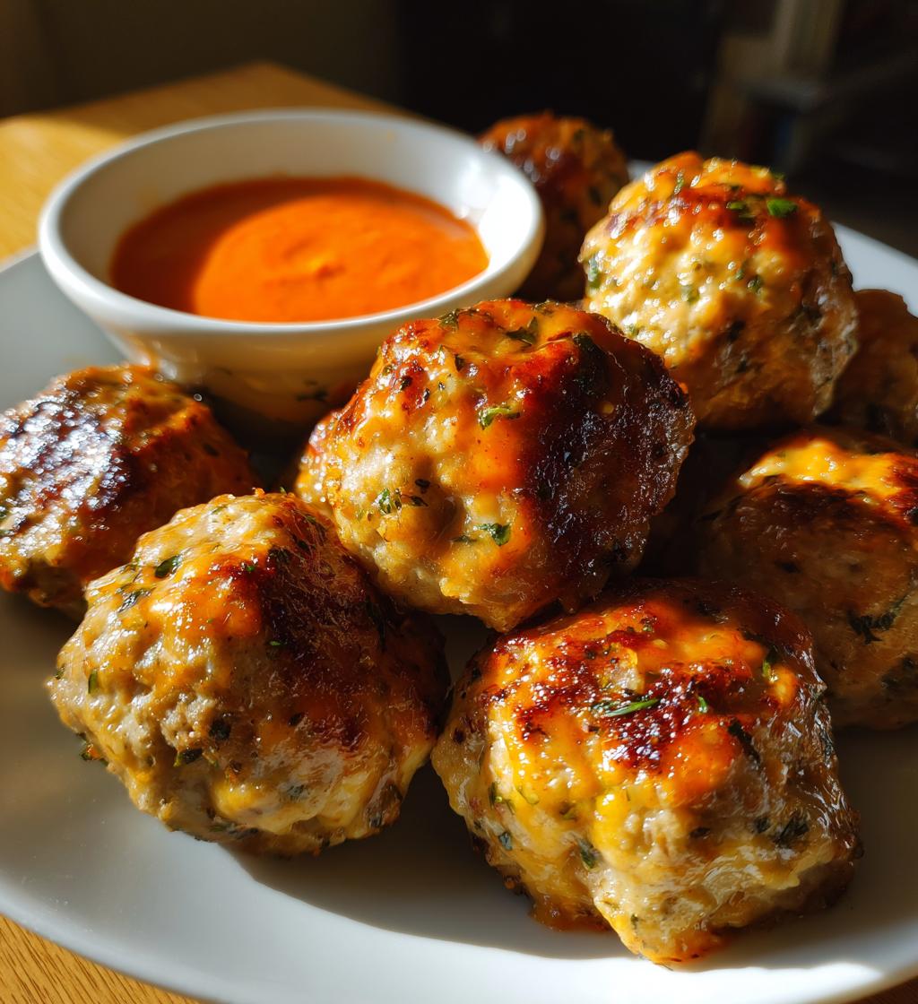 korean bbq meatballs with spicy mayo dip