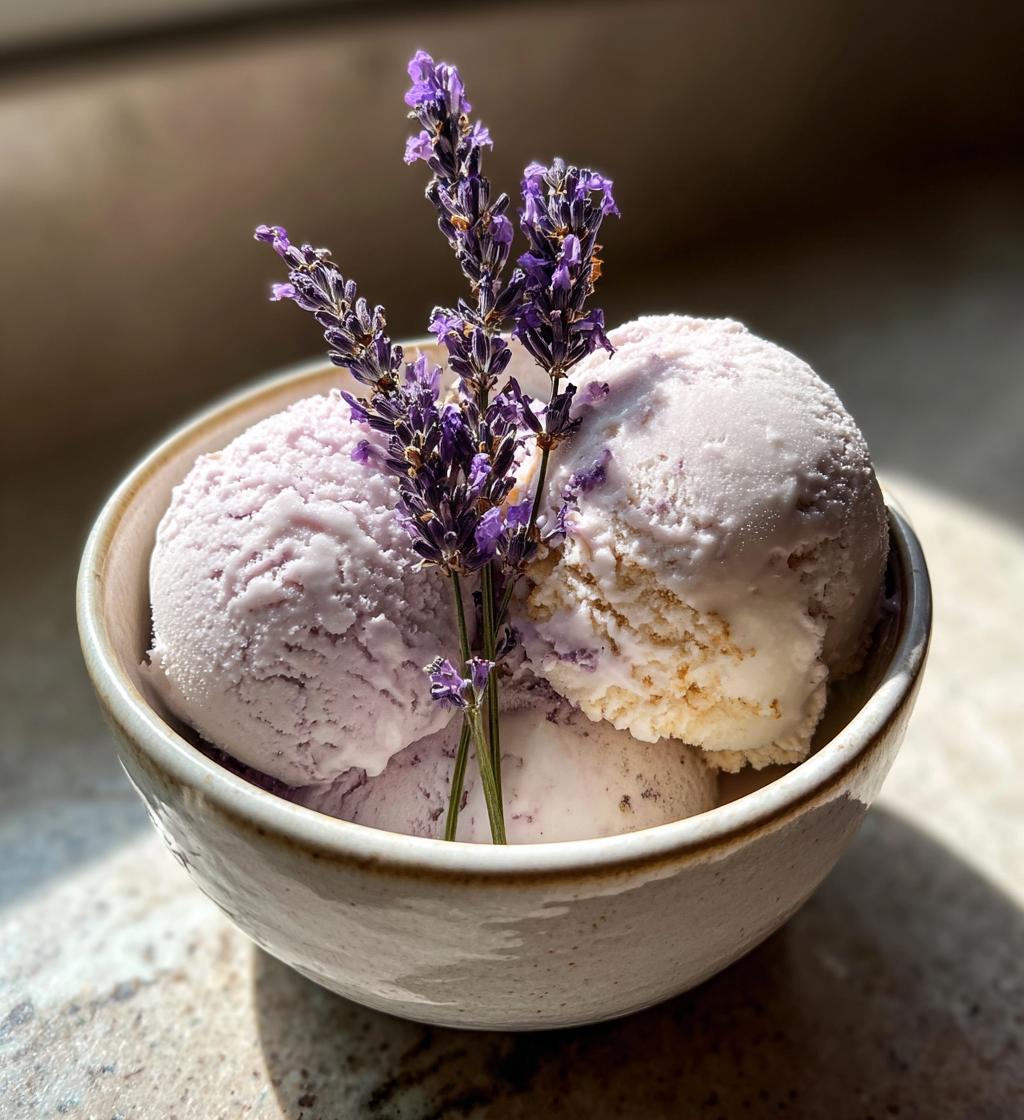 lavender earl grey ice cream