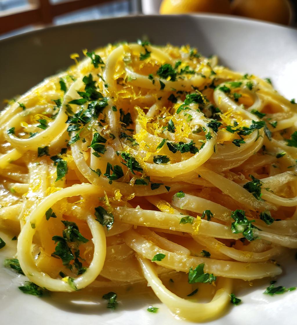 lemon butter linguine
