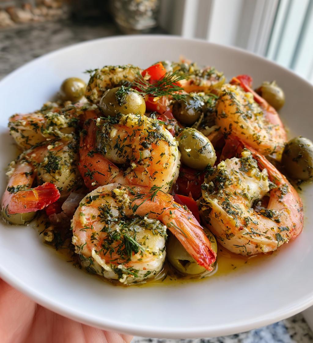 lemon dill shrimp olive antipasto