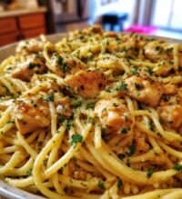 lemon garlic chicken pasta