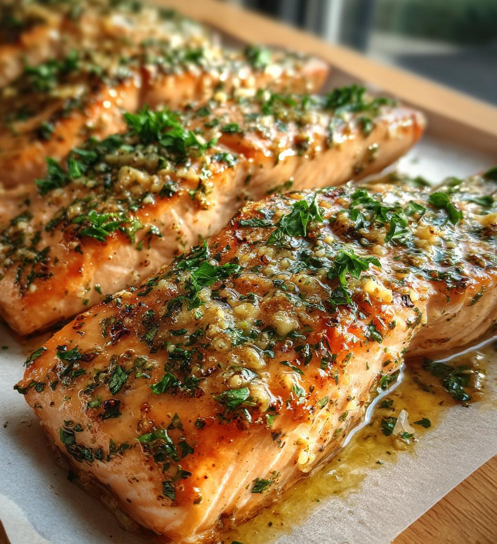 lemon garlic salmon