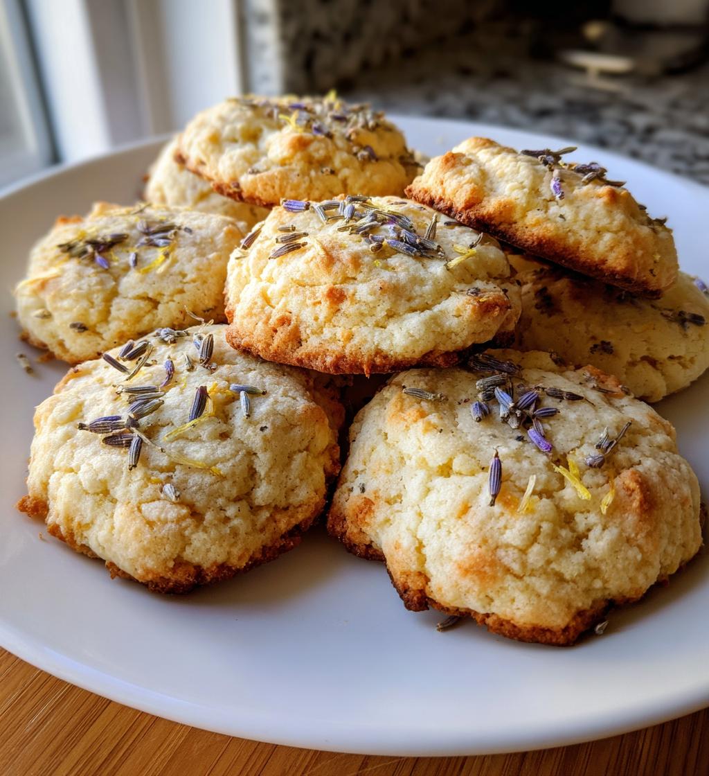 lemon lavender cookies - detail 1