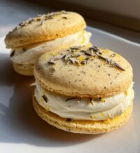 lemon lavender sandwich cookies