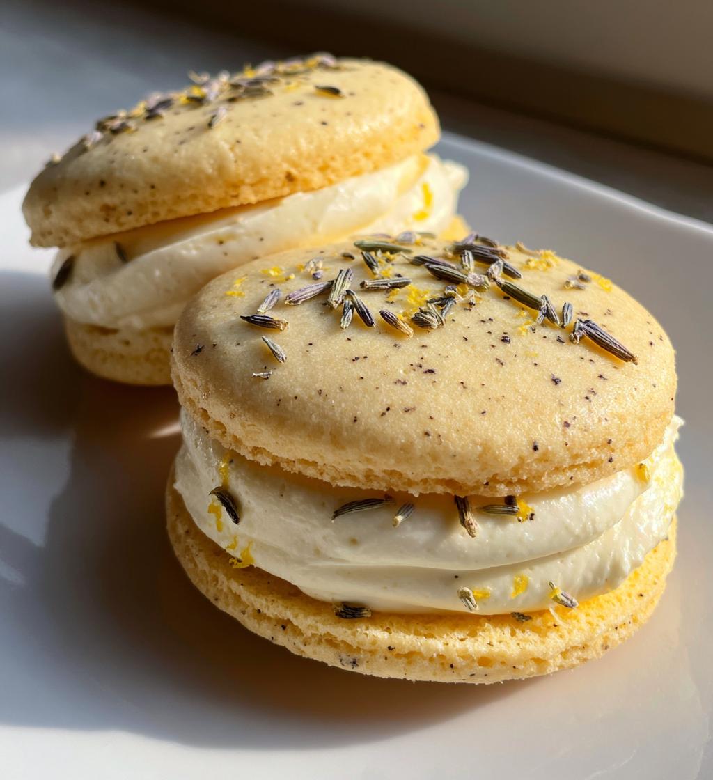 lemon lavender sandwich cookies