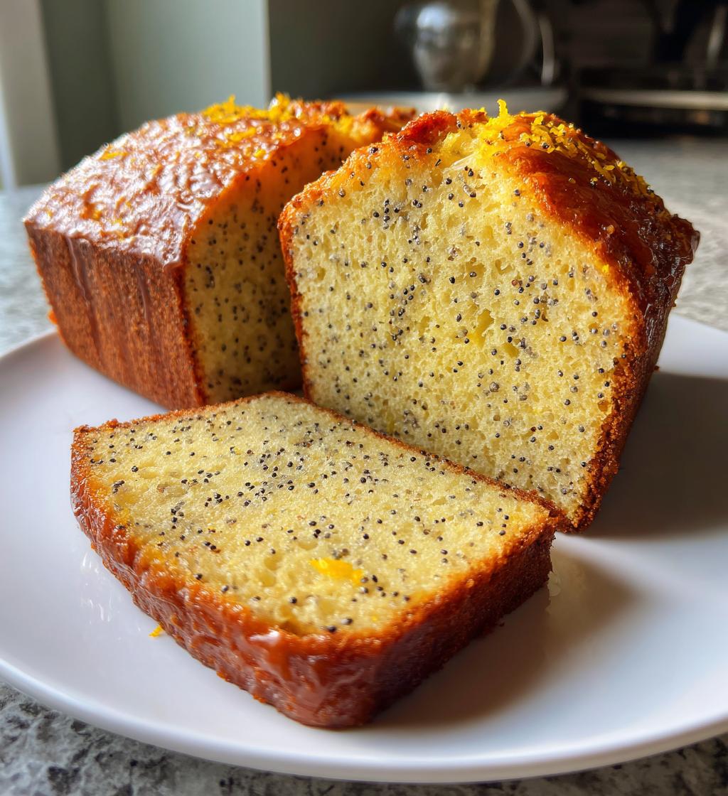 lemon poppy seed cake - detail 1