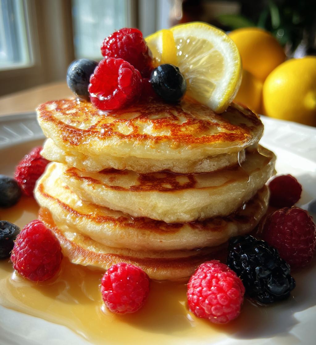 lemon ricotta pancakes