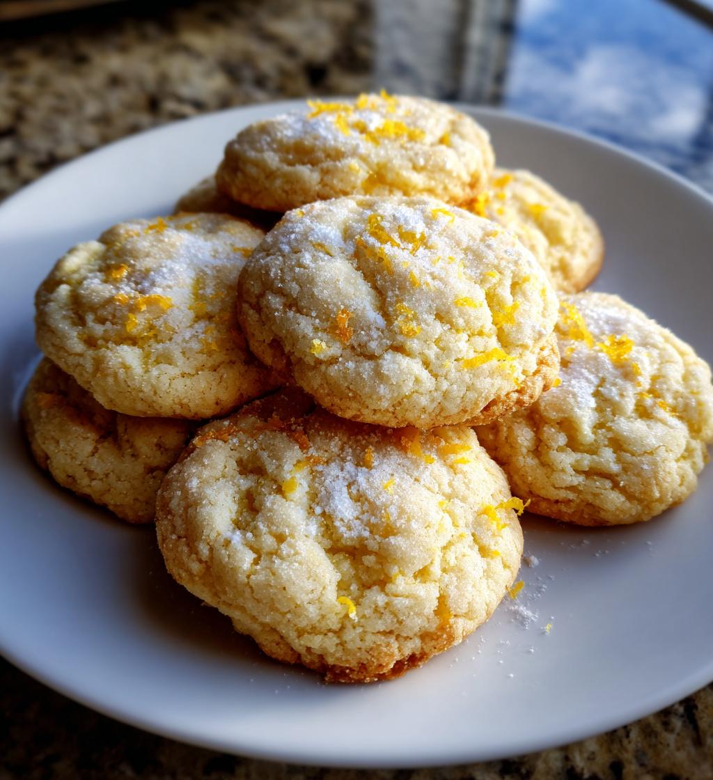 lemon sugar cookies recipe - detail 1